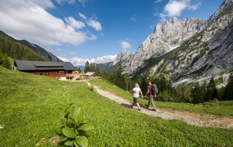Wanderung zur Füssener Hütte | © Rene Paulweber, Naturparkregion Reutte